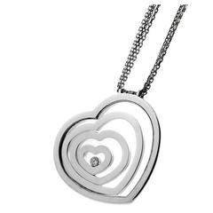Chopard Happy Diamond Four Heart Gold Necklace 10