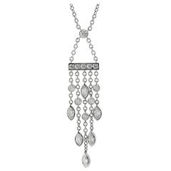 Tiffany & Co. Diamond Platinum Necklace 12