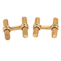 Boucheron Men's Gold Stick Cufflinks