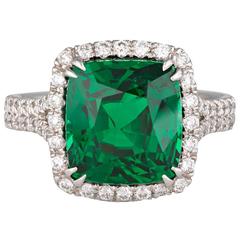 6.bague grenat tsavorite de 06 carats