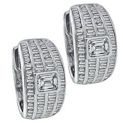 Enticing Diamond Gold Huggie Earrings 9