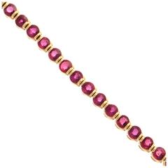 Chaumet Paris Ruby Gold Bracelet