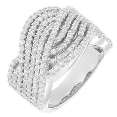 Micro Pave Diamond Gold Ring