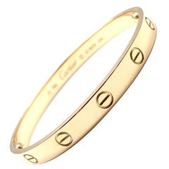Cartier Love Gold Bangle Bracelet