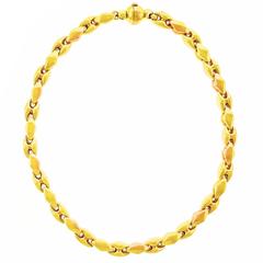 Fabulous Gold Anchor Link Necklace