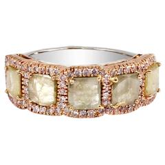 Slice Diamond Gold Ring