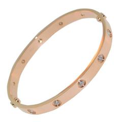 Cartier Diamond Gold LOVE Bangle Bracelet