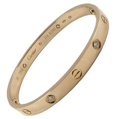 Cartier Diamond Gold Love Bracelet