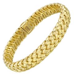 Tiffany & Co. ​Gold Woven-Link "Vannerie" Bracelet