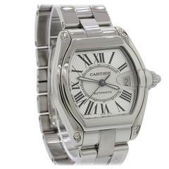 Cartier Stainless Steel Roadster Chronograph Date Automatic Wristwatch