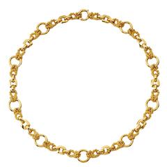 1970s Hermes Gold Link Necklace