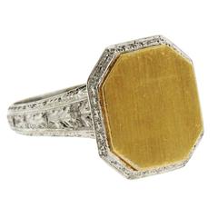 Buccellati Two Color Gold Ring