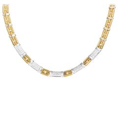 Chimento Multicolor Diamond Gold Link Necklace