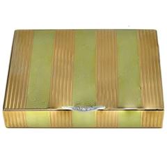 Antique Diamond Two Color Gold Box 12