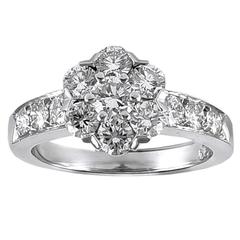 Van Cleef & Arpels Fleurette Diamond Gold Ring 1