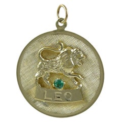 Vintage Leo Gold Charm
