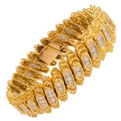1970s Kutchinsky Diamond Gold Bracelet 1