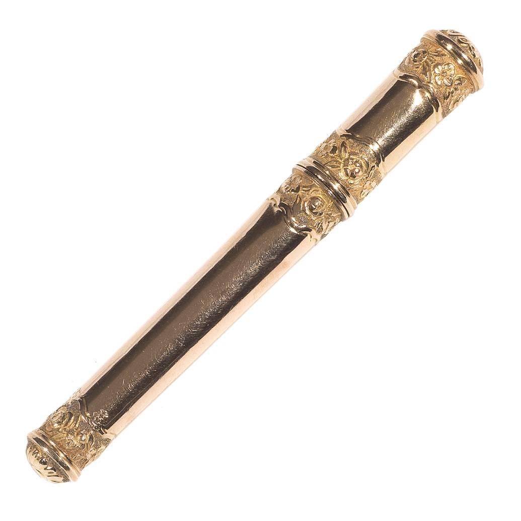 French Empire Gold Pencil Case