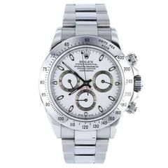 Rolex Edelstahl Daytona Cosmograph Armbanduhr mit Selbstaufzug aus Edelstahl Ref 116520 