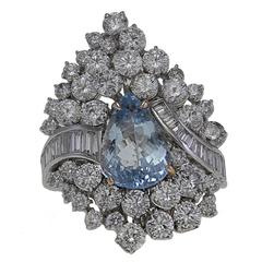 Luise Aquamarine Diamond Gold Ring