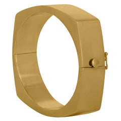 Solid Gold Bangle Bracelet