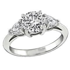 Tiffany & Co. 1.24 Carat Diamond Platinum Engagement Ring