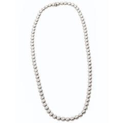 Tiffany & Co. Diamond Platinum Tennis Necklace