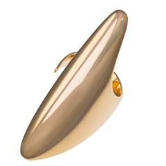 Georg Jensen Mid Century Modern Gold Sheath Ring