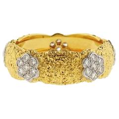 Buccellati Eternelle Gold Diamond Wedding Band Ring 1