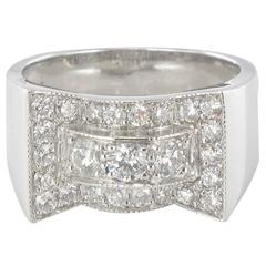 .87 Carats Diamonds Gold Ring 2