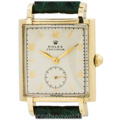 Vintage Rolex Yellow Gold Dress Model Wristwatch 1940s