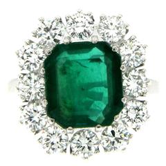 Emerald Diamond Gold Ring