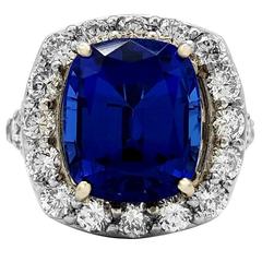 Tanzanite Diamond Gold Fashion Ring