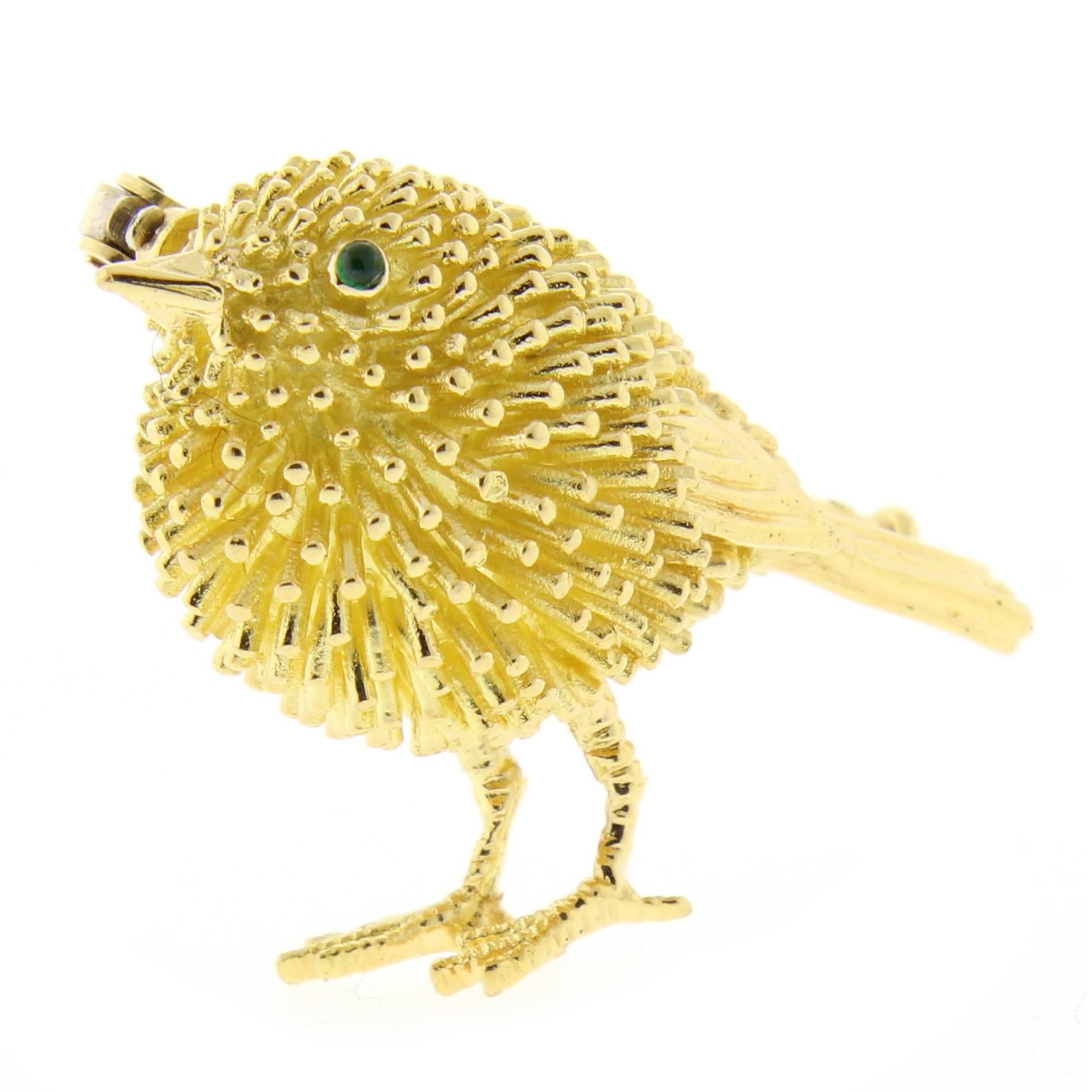 Tiffany & Co. Gold Baby Chick Brooch