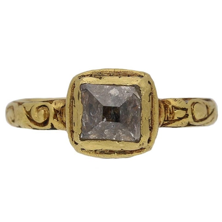 Tudor Medieval Jewelry For Sale Post Medieval Tudor Diamond Gold Ring