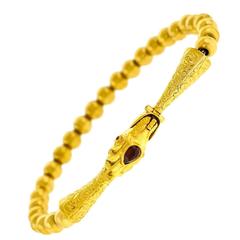 Victorian Gold Snake Bracelet
