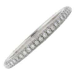.65 Carat Diamond Pave Band Ring