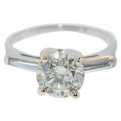 hearts and arrows diamond ring ideas Old European Hearts and Arrows Diamond Platinum Engagement Ring