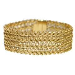 1970s Buccellati Gold Link Bracelet