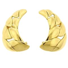 Buccellati Oro Gold Earrings 12