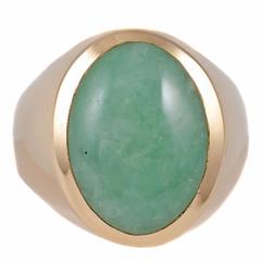Jade Gold Ring 10