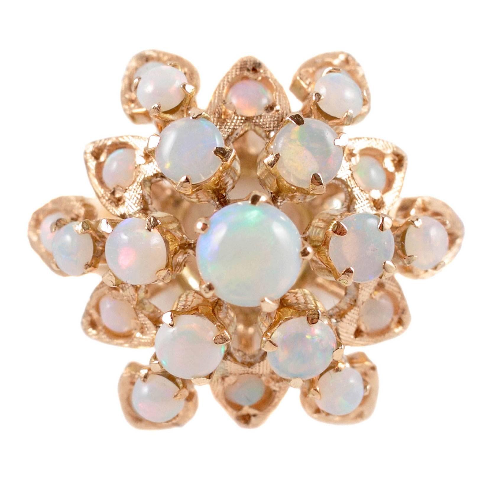 Gold Opal Harem Ring