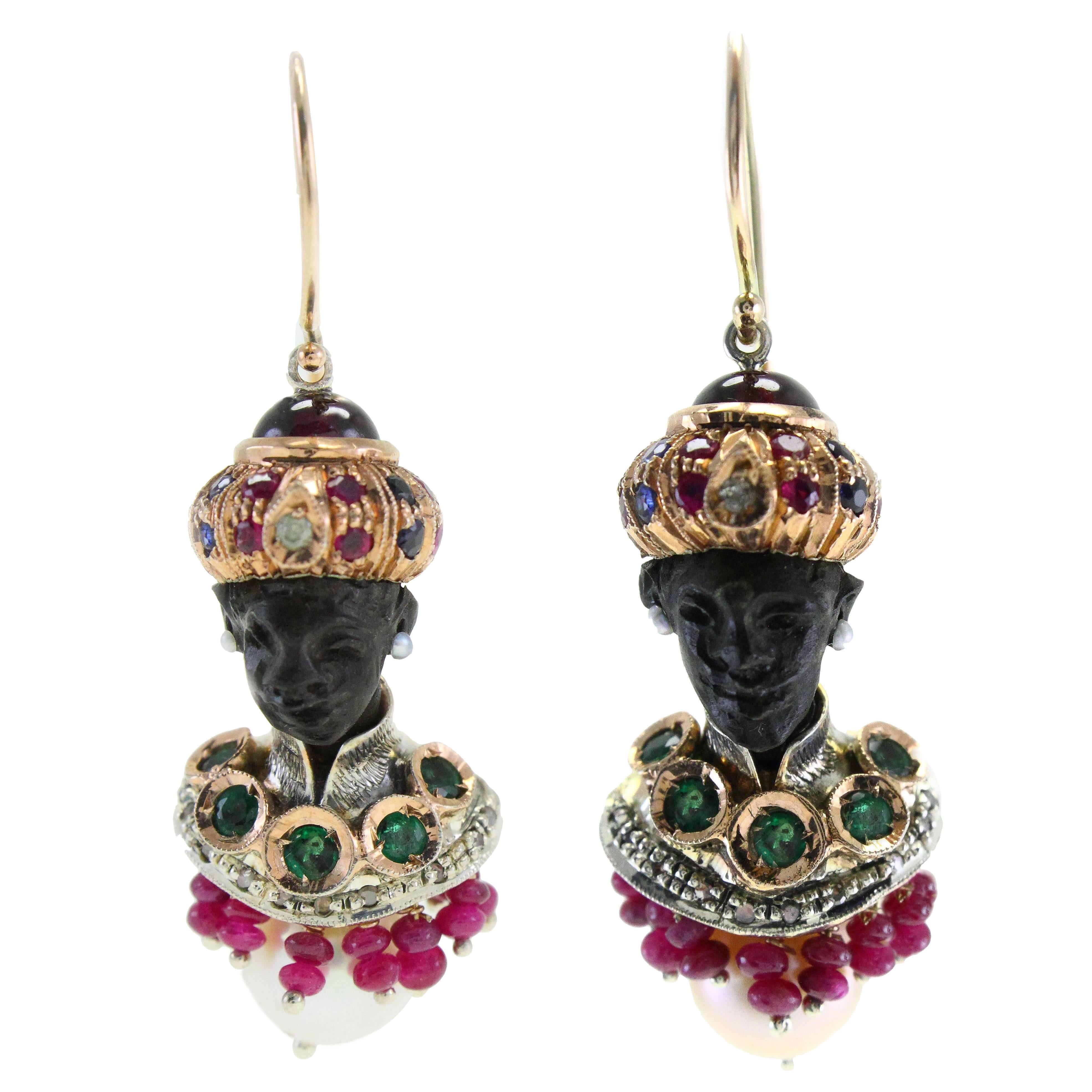 Luise Ebony Venice Moretti Earrings