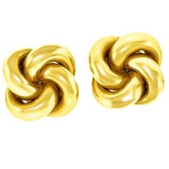 Tiffany & Co. Classic Gold Knot Earrings