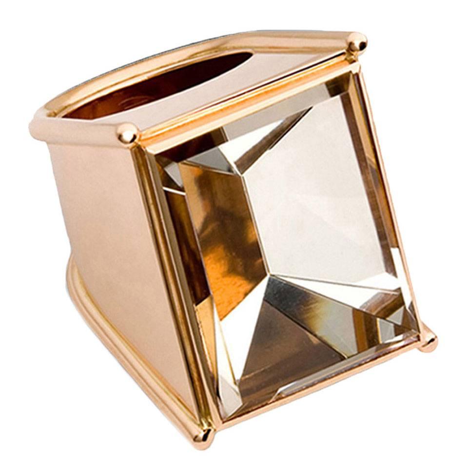 Colleen B. Rosenblat Topaz Gold Ring For Sale