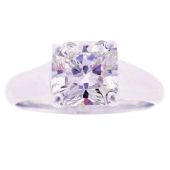 Tiffany & Co. Lucida 2.07 Carat Diamond Platinum Ring