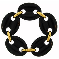 Aldo Cipullo Black Onyx Gold Bracelet 10