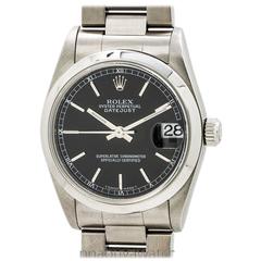 Rolex Stainless Steel Midsize Datejust Automatic Wristwatch Ref 78240 2001