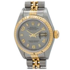 Rolex Ladies Yellow Gold Stainless Steel Datejust Automatic Wristwatch 2001