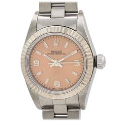 Rolex Ladies Stainless Steel Yellow Gold Oyster Perpetual Date Wristwatch 2001